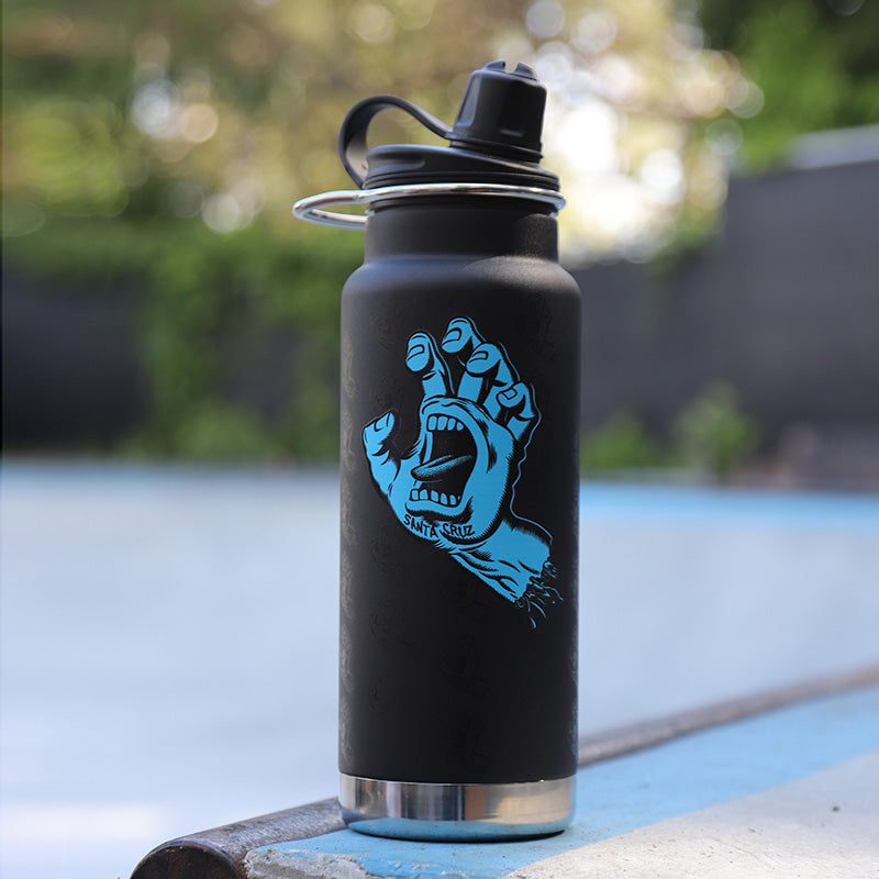 32oz-tkwide-with-chug-cap-santa-cruz-screaming-hand-v7 32oz_tkwide_chug_water_bottle_santacruz_screaming_hand_skatepark.jpg